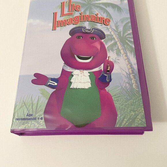 Vtg Barney L’île Imaginaire VHS Imagination Island FRENCH Clamshell - Picture 3 of 16